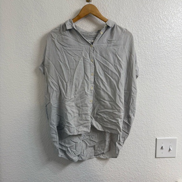 Madewell Central Shirt in Luis Stripe Size XL - Picture 2 of 6